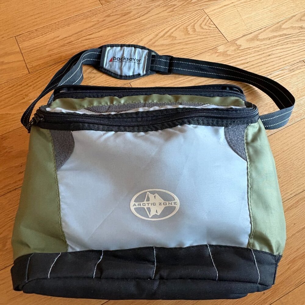 Arctic Zone cooler bag with Backsaver strap.